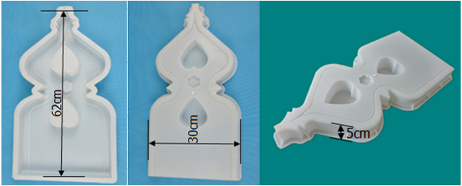 葫蘆花磚塑料模盒 葫蘆花磚塑料模盒